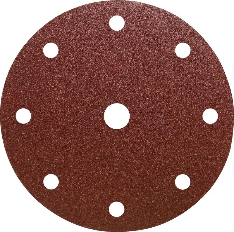 Schuurpad met klitbevestiging | GLS 1 150 mm korreling 60 | voor hout / metaal korund | Gatenaantal 8+1 | 50 stuks - 6523 by Klingspor – product image