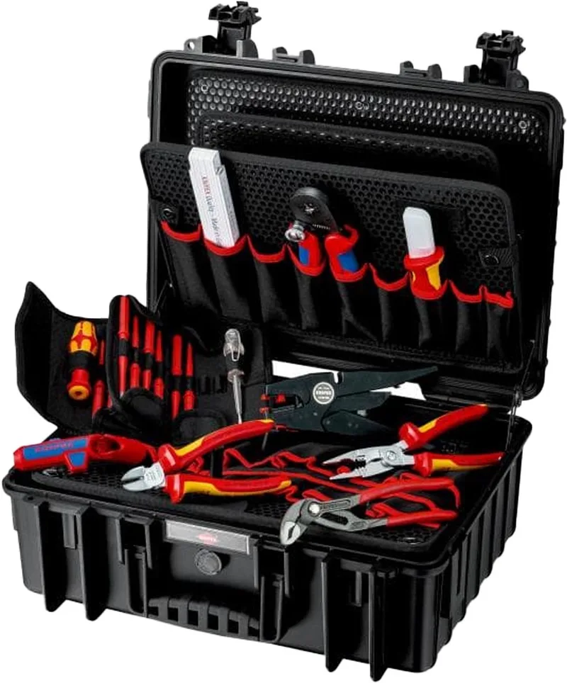 00 21 35 Gereedschapskoffer (met inhoud) 25-delig (l x b x h) 437 x 307 x 172 mm van Knipex – productafbeelding