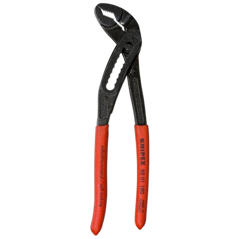 180mm Alligator® waterpomptang | geatramenteerd - 88 01 180 de Knipex, Kleurloos – image du produit 2 sur 2