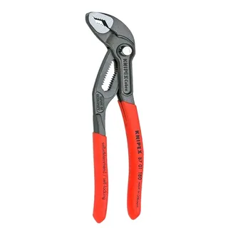 180mm Waterpomptang Cobra Gepolijst - 87 01 180 van Knipex, Zwart – productafbeelding 2 van 2