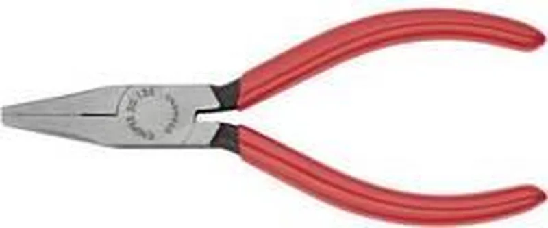 KNIPEX 20 01 125 Flachzange mit Kunststoff überzogen schwarz atramentiert 125 mm von Knipex, Kleurloos – Produktbild