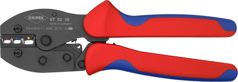 220 mm PreciForce Krimptang - 97 52 36 van Knipex, Kleurloos – productafbeelding 1 van 2