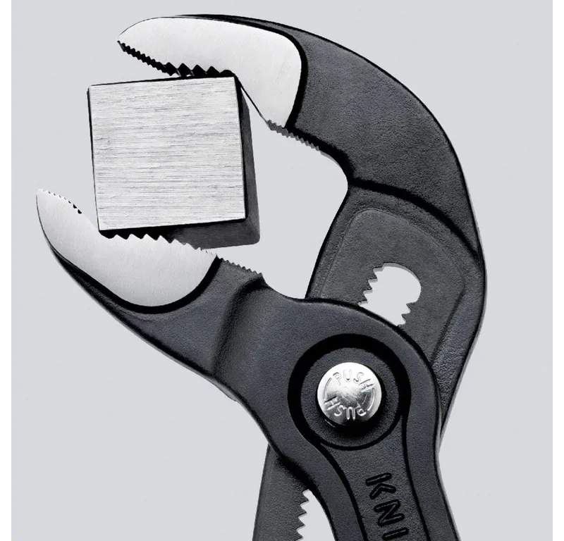 250mm Waterpomptang Cobra Gepolijst - 87 02 250 van Knipex, Kleurloos – productafbeelding 2 van 3