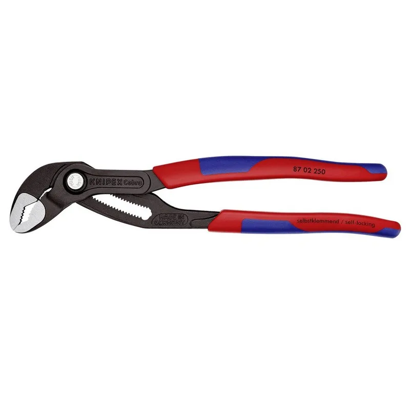 250mm Waterpomptang Cobra Gepolijst - 87 02 250 van Knipex, Kleurloos – productafbeelding 3 van 3