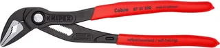 32 mm 263 mm Cobra® ES Waterpomptang extra-slank met antslip - capaciteit - 87 51 250 van Knipex, Zwart, Geel – productafbeelding 1 van 2