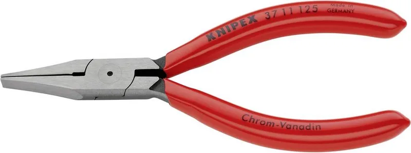37 11 125 Elektronica en fijnmechanica Platte tang Recht 125 mm de Knipex, Kleurloos – image du produit