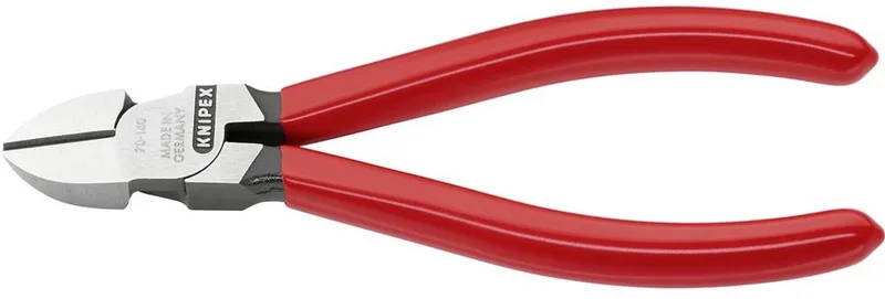 Seitenschneider Mit Kunststoffbeschichteten Griffen 140 Mm von Knipex, Kleurloos – Produktbild 1 von 6