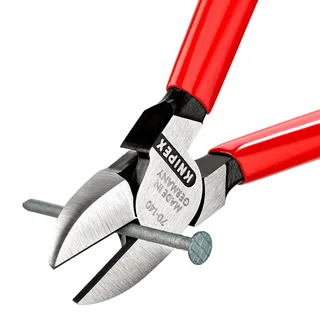 70 01 180 Werkplaats Zijkniptang Met facet 180 mm van Knipex, Kleurloos – productafbeelding 3 van 6