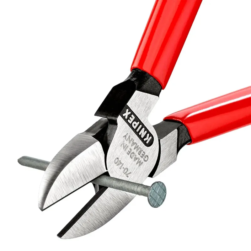 70 01 180 Werkplaats Zijkniptang Met facet 180 mm van Knipex, Kleurloos – productafbeelding 3 van 6