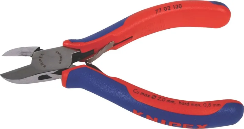 Pince coupante diagonale avec facette Knipex 77 02 130 130 mm 1 pc(s) de Knipex, Kleurloos – image du produit