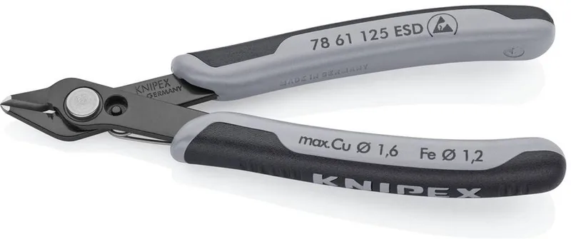 78 61 125 ESDSB Zijkniptang 125 mm 1 stuk(s) de Knipex, Kleurloos – image du produit