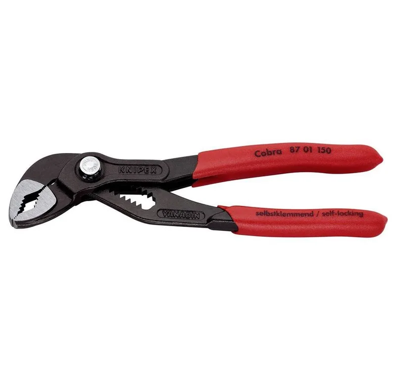 87 01 150 Waterpomptang Cobra Gepolijst 150mm van Knipex, Rood – productafbeelding 3 van 4