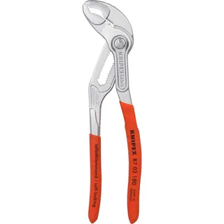 87 03 180 Waterpomptang Cobra Gepolijst 180mm von Knipex, Kleurloos – Produktbild 2 von 2