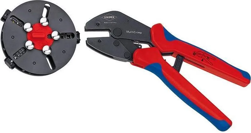 97 33 01 MultiCrimp® Krimptang met wissellader - 250 mm by Knipex, Kleurloos – product image