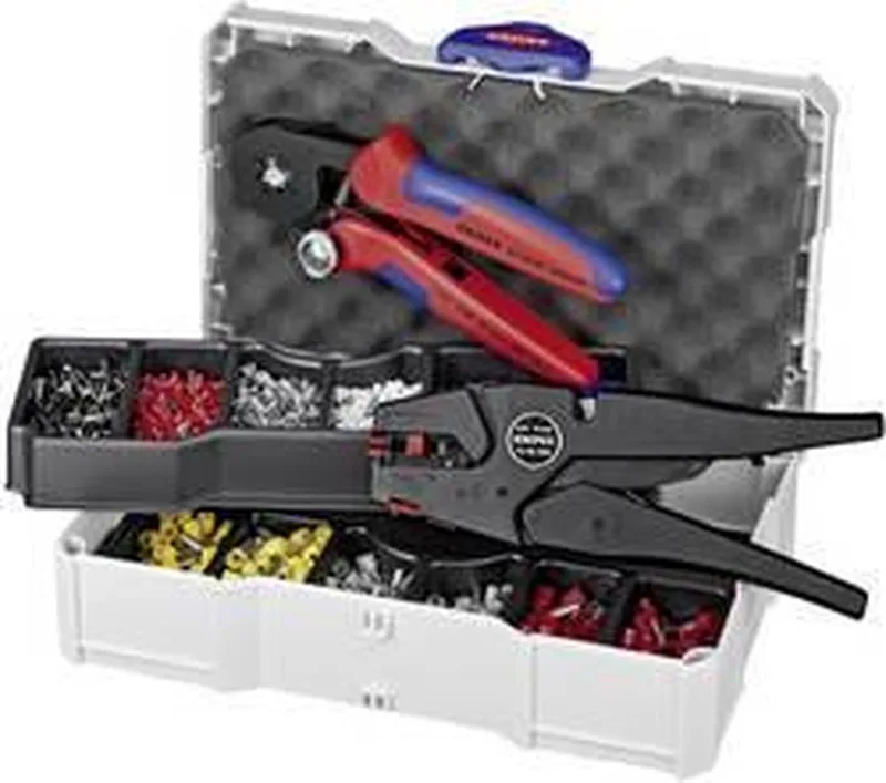 97 90 10 Aderhuls doos met tang 1240200+975304 de Knipex, Kleurloos – image du produit 1 sur 2