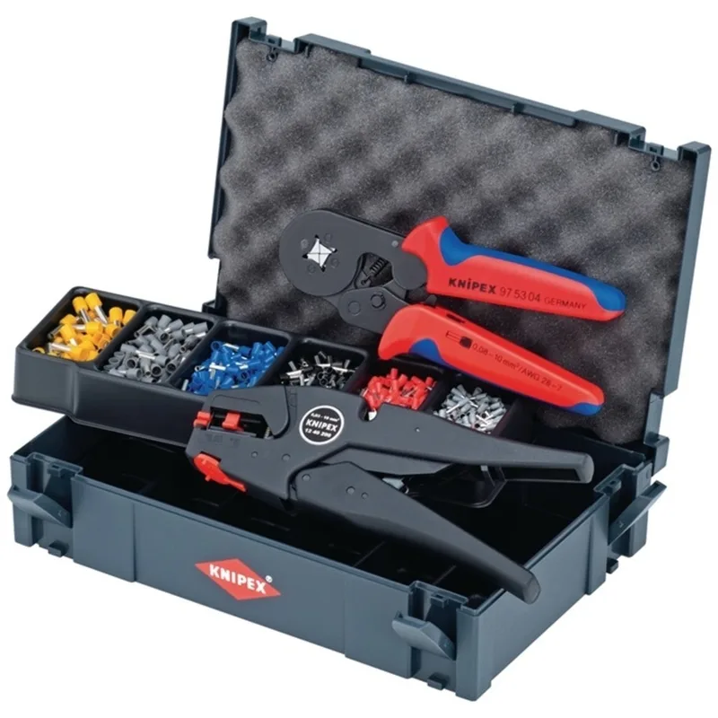 97 90 10 Aderhuls doos met tang 1240200+975304 de Knipex, Kleurloos – image du produit 2 sur 2