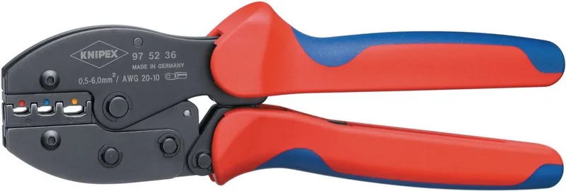 975236SB Krimptang - 220mm van Knipex, Wit – productafbeelding