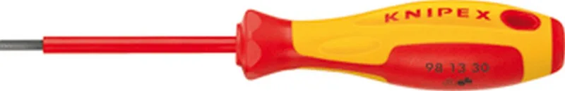 98 13 40 Schroevendraaier Inbus 4mm VDE van Knipex, Wit – productafbeelding