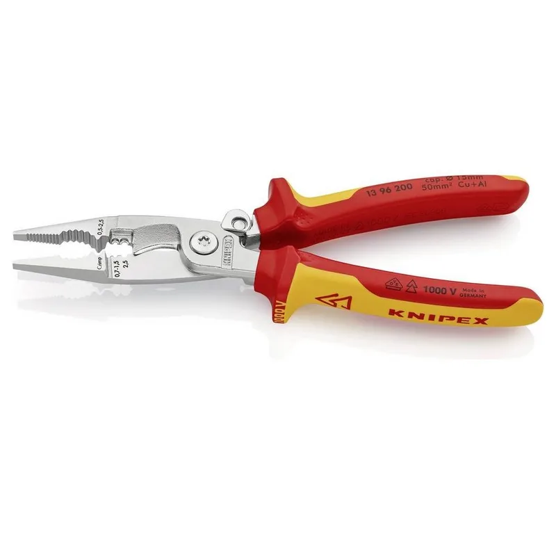 Abisolierzange Elektro-Installationszange 13 96 200 van Knipex – productafbeelding 1 van 5