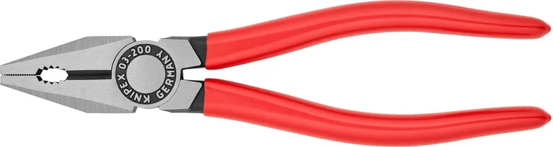 combinatietang - 0301200 van Knipex, Rood – productafbeelding