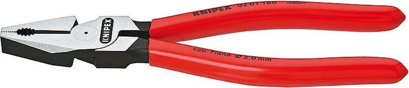 Combinatietang 201225 von Knipex, Rot – Produktbild