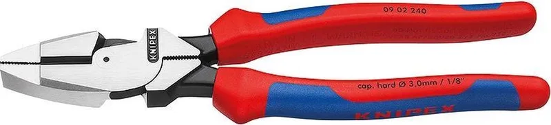 Combinatietang - 240mm - 3mm - 4mm van Knipex, Blauw – productafbeelding