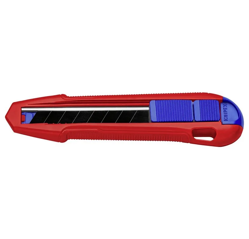 Cuttermesser Knipex 90 10 165 BK KNIPEX 90 10 165 BK CutiX® Universalmesser 165 mm by Knipex, Blue, Red – product image 1 of 5
