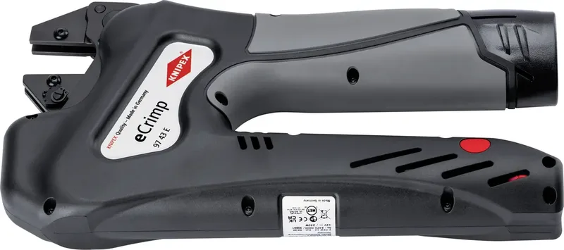 eCrimp 97 43 E Akku-Crimpzange ohne Crimpeinsatz von Knipex – Produktbild