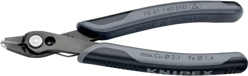 Elektron.Seitenschneider brün. ESD L.140mm brün. KNIPEX o.Drahtklemme von Knipex – Produktbild 2 von 2