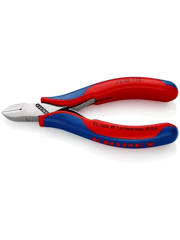 Elektronik-Seitenschneider, mit durchgestecktem Gelenk von Knipex – Produktbild