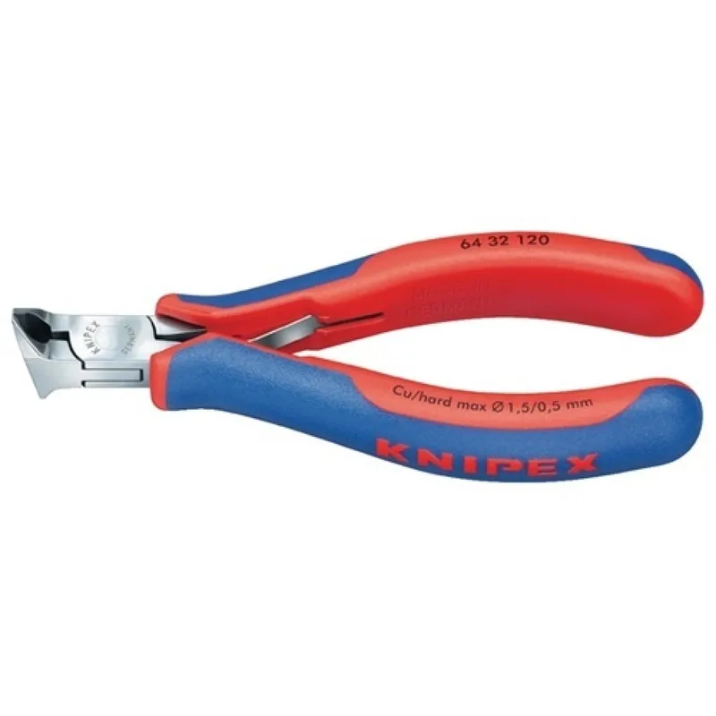 Pince coupante frontale avec facette Knipex 64 32 120 120 mm 1 pc(s) de Knipex – image du produit