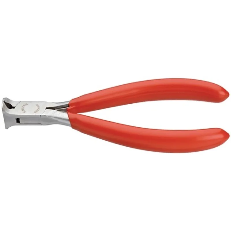 Elektronikvornschneider DIN ISO 9654 L.115mm 90Grad pol. Ku.überzogen Knipex von Knipex – Produktbild 1 von 3
