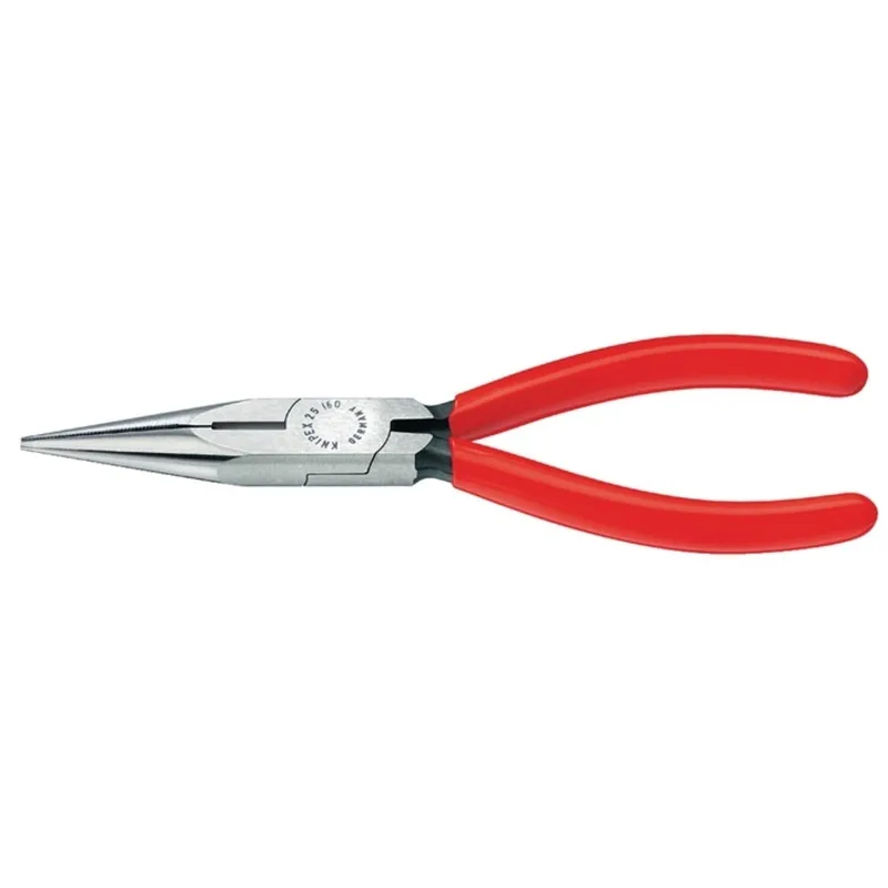 Flachrundzange L.125mm flach/rund ger.pol.Ku.-Überzug von Knipex – Produktbild