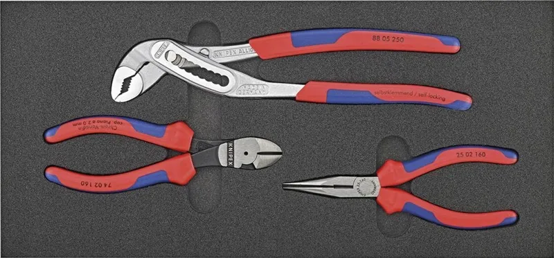 Gereedschapset in Schuimmodule voor Gereedschapswagen by Knipex, Red – product image
