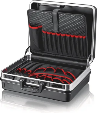 Gereedschapskoffer 002105LE van Knipex, Zwart – productafbeelding 1 van 5