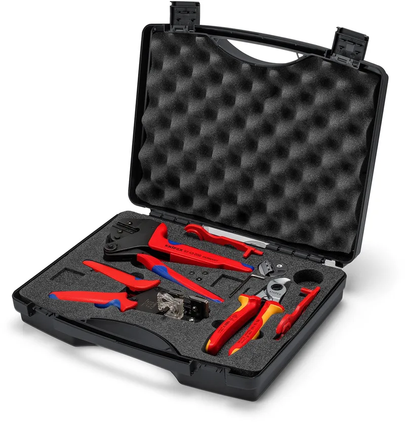 Gereedschapskoffer (gevuld) (b x h x d) 345 x 80 x 280 mm von Knipex – Produktbild 1 von 3