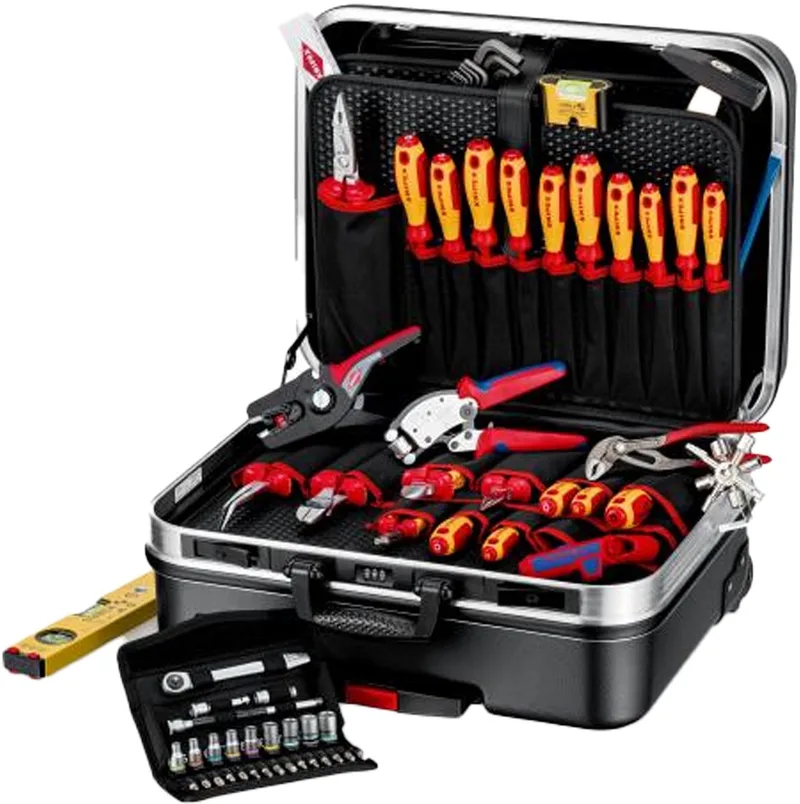 Gereedschapskoffer (gevuld) Electricien, Handwerker (b x h x d) 430 x 280 x 515 mm fra Knipex – produktbillede