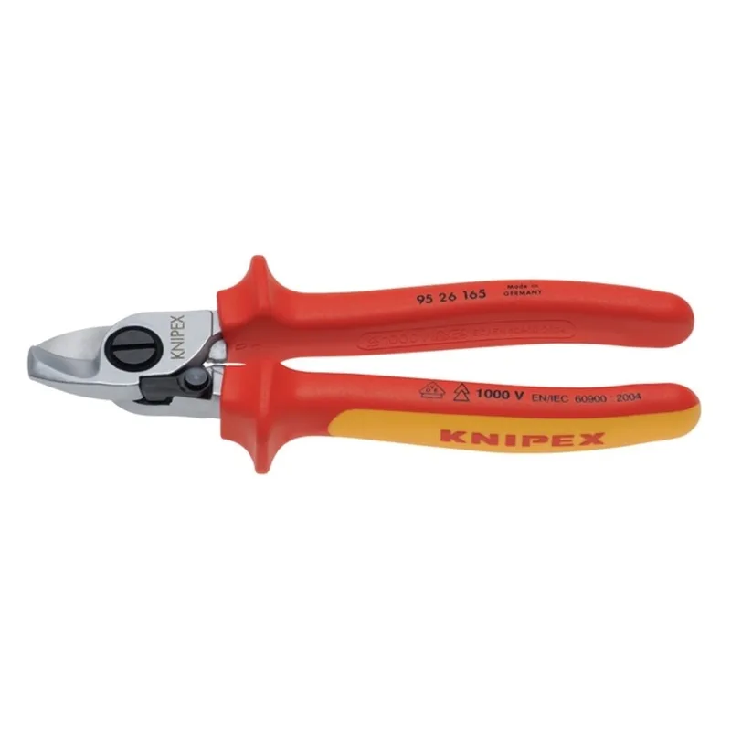 Kabelschere L.165mm Kopf verchr.VDE Mehrkomp.-Hüllen Form 2 von Knipex – Produktbild 2 von 2