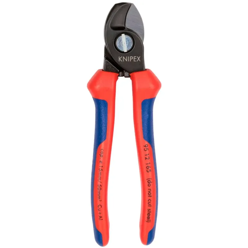 Kabelschere L.165mm m.Mehrkomp.-Hüllen KNIPEX f.Cu-/Al-Kabel de Knipex – image du produit 2 sur 2