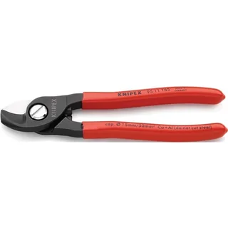 Kabelschere L.165mm m.Mehrkomp.-Hüllen KNIPEX f.Cu-/Al-Kabel de Knipex – image du produit 1 sur 2