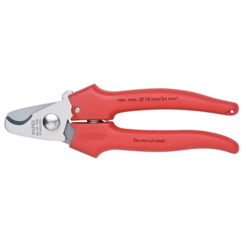 Kabelschere L.165mm Zange verchromt Griffe mit Ku.umspritzt Knipex von Knipex – Produktbild 1 von 2