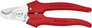 Kabelschere L.165mm Zange verchromt Griffe mit Ku.umspritzt Knipex von Knipex – Produktbild 2 von 2