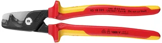 Kabelschere StepCut® XL L.225mm Kopf brün.VDE Mehrkomp.-Hüllen KNIPEX von Knipex – Produktbild 3 von 3