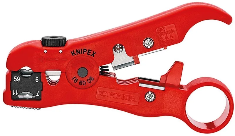 Knip Striptang coax-en datakabel by Knipex, Kleurloos – product image 1 of 2