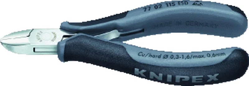 KNIP zijkniptang 7702, le 120mm, afwerking spiegelgepolijst de Knipex – image du produit