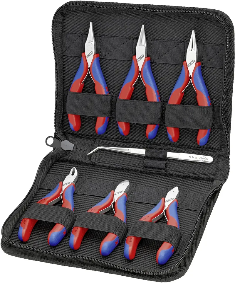 Knipex 00 20 16 Elektrotechnik und Feinwerktechnik Zangen-Set 7teilig by Knipex – product image