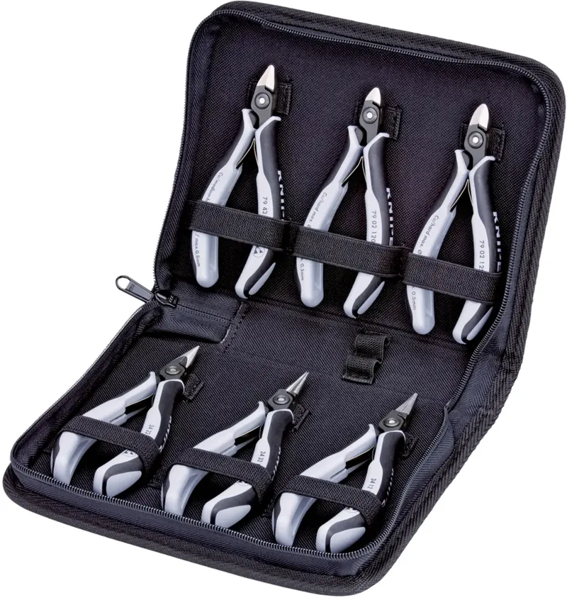 Knipex 00 20 16 P ESD Elektrotechnik und Feinwerktechnik Zangen-Set 6teilig by Knipex – product image