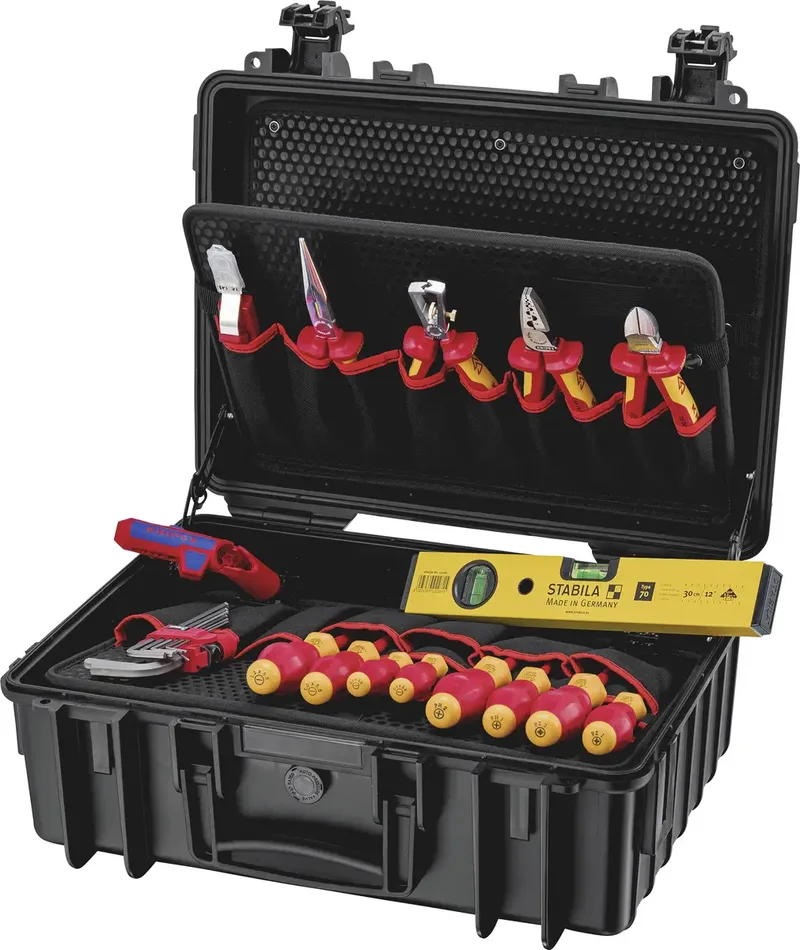 Knipex 00 21 34 HL S2 Werkzeugkoffer bestückt 24teilig (B x H x T) 470 x 370 x 190 mm von Knipex – Produktbild