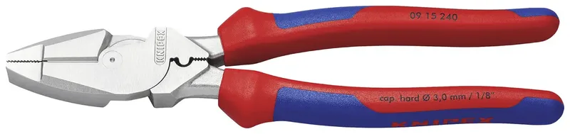 Knipex 09 15 240 Elektriker Kraft-Kombizange 240 mm DIN ISO 5746 de Knipex – image du produit