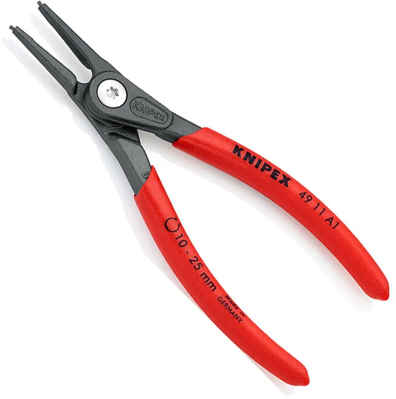 Knipex 10-25mm Borgveertang Buitenring Recht - 49 11 A1 de Knipex, Kleurloos – image du produit